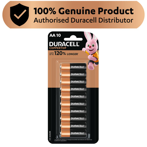 Duracell Coppertop AA 10 Pack