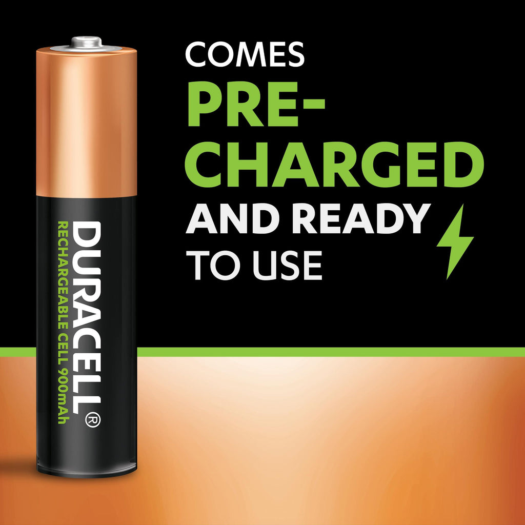 Duracell Rechargeable AAA Batteries - 4 Pack [Authorized Duracell Reseller]