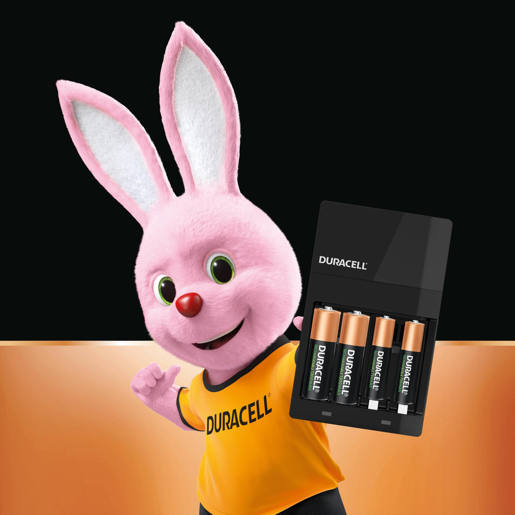 Duracell Rechargeable Battery Charger 4 Hours Battery Charger CEF14 [Authorized Duracell Reseller]